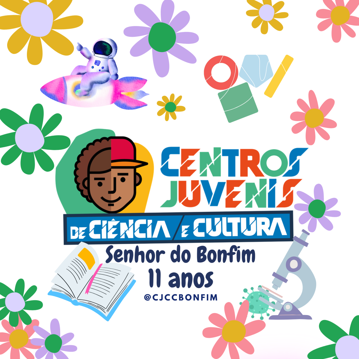 Logo comemorativa 11 anos CJCC Bonfim